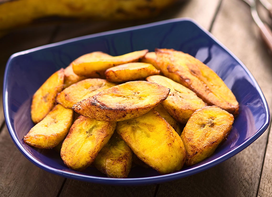 Banana plantain prăjită