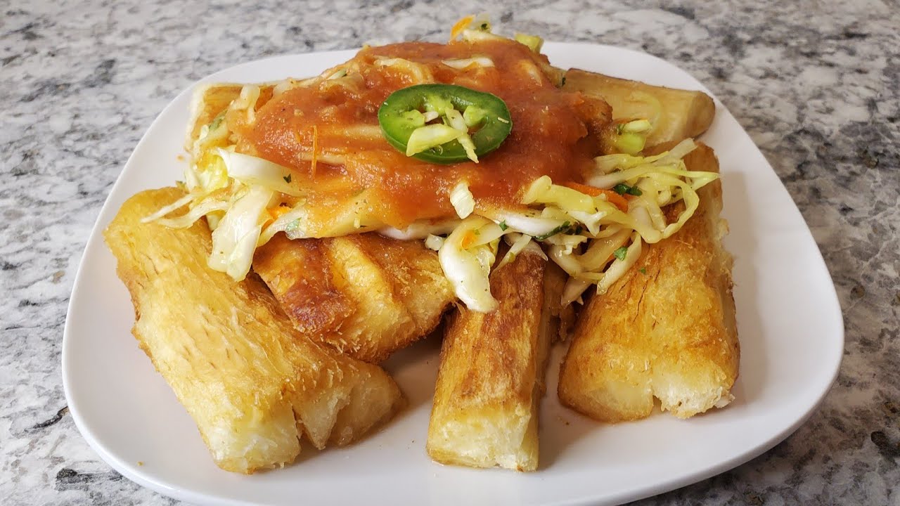Yuca frita o sancochada