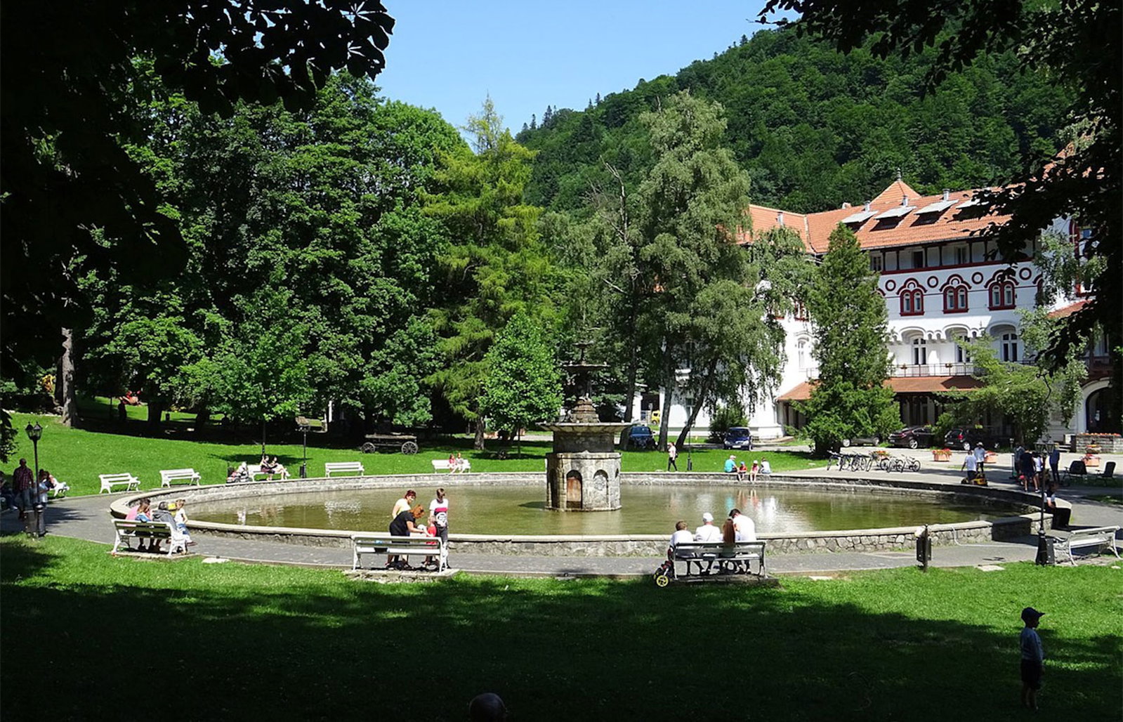 Parcul Dimitrie Ghica si Cazinoul din Sinaia