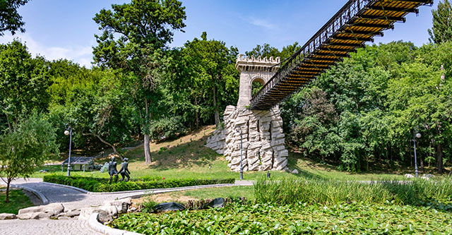 O imagine reprezentand parcul „nicolae romanescu”