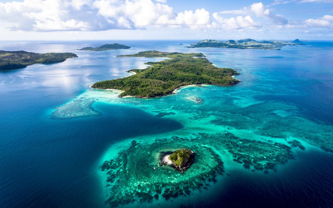 O imagine reprezentand insule pacific