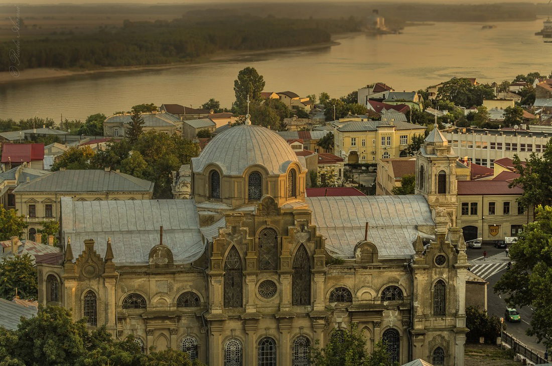 O imagine reprezentand biserica greacă „buna vestire”