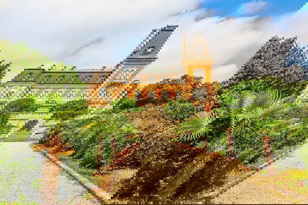 O imagine reprezentand palatul euxinograd