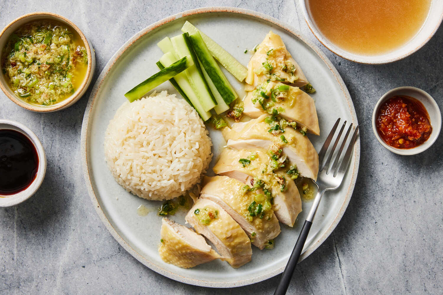 Hainanese Chicken Rice