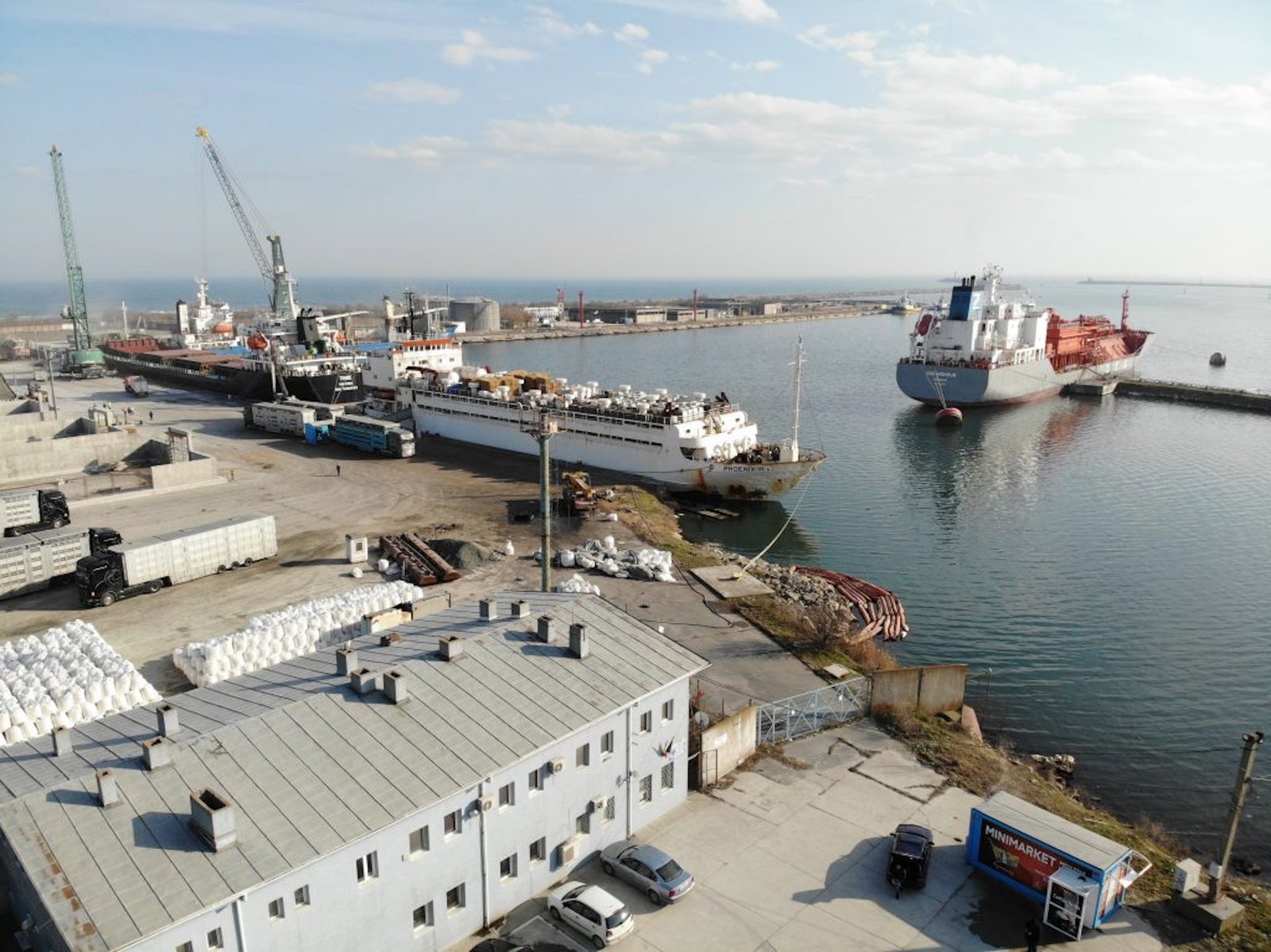 Zona Portului Midia si Digul de Sud