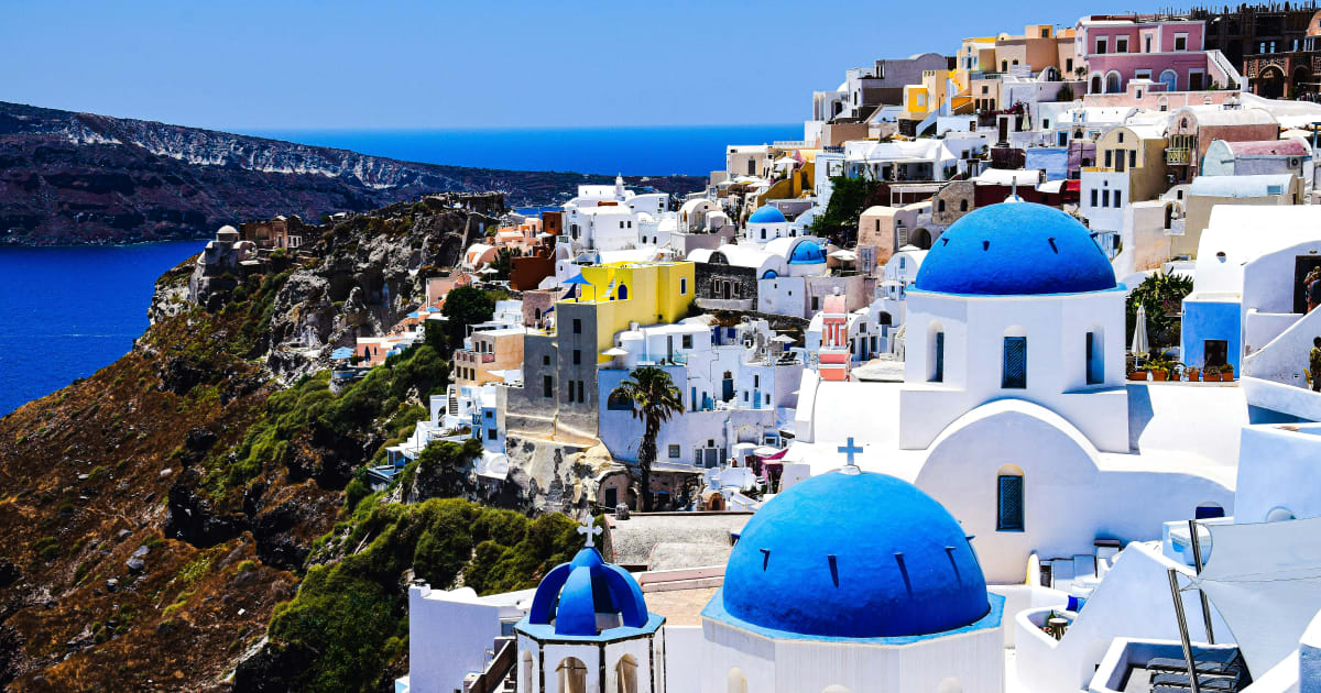 O imagine reprezentand santorini