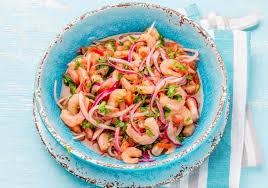 Ceviche de camarones