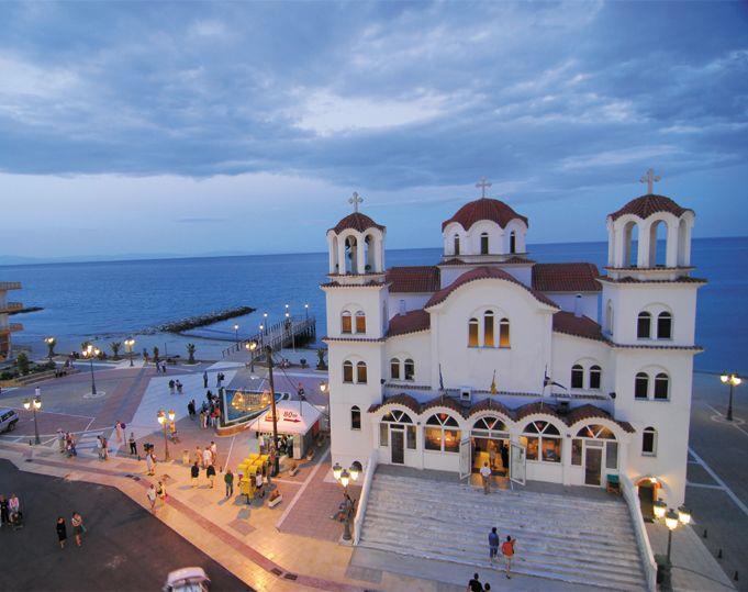 O imagine reprezentand riviera olimpului